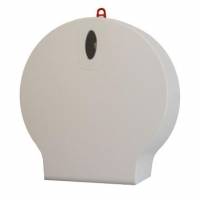 Dispenser Toiletpapir Pristine Jumbo Mini D13.5xB26xH26.1cm Plast Hvid Max &Oslash;20cm