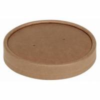 Papl&aring;g &Oslash;118 mm Kraft pap/CPLA Brun til B&aelig;ger Soup-To-Go &Oslash;118 mm