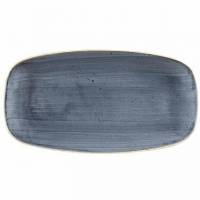 Serveringsfad Stonecast 35.5x18.9 cm Porcel&aelig;n Bl&aring;b&aelig;r