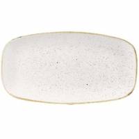 Serveringsfad Stonecast 35.5x18.9 cm Porcel&aelig;n Vanilje