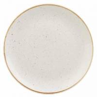 Tallerken Coupe Stonecast &Oslash;26 cm Porcel&aelig;n Vanilje