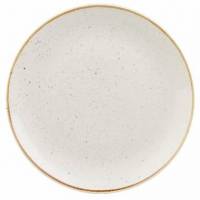 Tallerken Coupe Stonecast &Oslash;28.8 cm Porcel&aelig;n Vanilje