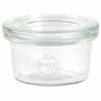 Patentglas Weck 50 ml &Oslash;6.75x3.65 cm uden L&aring;g Glas