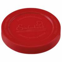 L&aring;g Weck &Oslash;6.7 cm til Patentglas. Silikone R&oslash;d