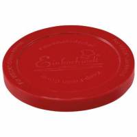 L&aring;g Weck &Oslash;10.8 cm til Patentglas. Silikone R&oslash;d