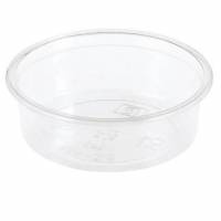 Dressingb&aelig;ger 60 ml &Oslash;76x25 mm Rund Bionedbrydelig PLA Klar
