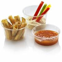 Dressingb&aelig;ger 120 ml &Oslash;70x48 mm PLA Bionedbrydelig Klar