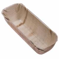 Sk&aring;l 185x85x45 mm Firkant Bionedbrydelig Palmeblad