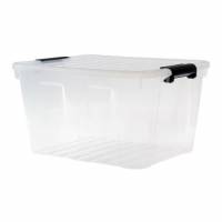 Opbevaringsbox Home BOX 31 ltr 456x359x251 mm PP med l&aring;g