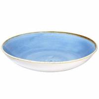 Sk&aring;l Coupe Stonecast 240 cl &Oslash;31x4.4 cm Porcel&aelig;n Markblomst bl&aring;
