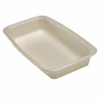 Bakke 1-rum 1025 ml 265x160x45 mm tr&aelig;fibermasse bionedbrydelig