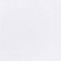 Serviet Duni 33x33 cm 2-lag Hvid