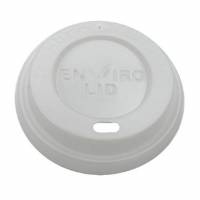 Drikkel&aring;g CPLA &Oslash;80xH20mm Til Kaffeb&aelig;ger Hvid Catersource