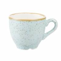 Kop Espresso Stonecast 10 cl &Oslash;6.5x H5.5cm. Porcel&aelig;n Lysebl&aring;