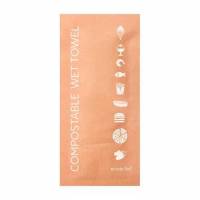 V&aring;dserviet fugtighedsserviet Cleansi 60x130 mm Bionedbrydelig Brun