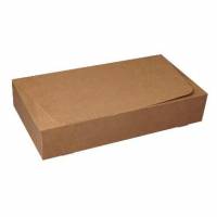 Sm&oslash;rrebr&oslash;ds&aelig;ske L321xB170xH60mm Karton Hvid/Brun