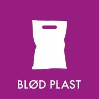 Piktogram BL&Oslash;D PLAST 12x12 cm