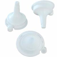 Kapsel til 119133-1 og 119134-1 PE Hvid