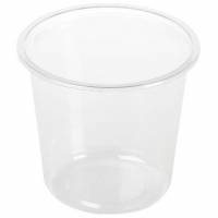 Plastb&aelig;ger Deli 750 ml &Oslash;121x110 mm Rund Bionedbrydelig PLA Klar