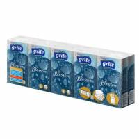 Lommet&oslash;rkl&aelig;de Blossom 21x21 cm 3 lag Hvid