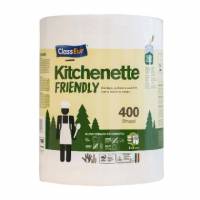 K&oslash;kkenrulle Maxi 2-lag &Oslash;17cm L92mxB22cm Nyfiber Hvid