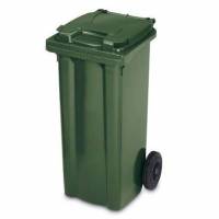 Affaldscontainer 60 ltr 2-hjulet Gr&oslash;n