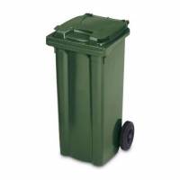 Affaldscontainer 80 ltr 2-hjulet Gr&oslash;n