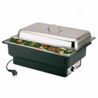 Chafing Dish Elektrisk 1/1GN 8,5 Liter Sort PP og Rustfri st&aring;l