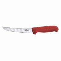 Udbenerkniv m/luftlommer Victorinox Fibrox klinge 15 cm R&oslash;d