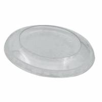 Plastl&aring;g &Oslash;95 mm RPET til dessertb&aelig;ger 200 ml &Oslash;95 mm Klar