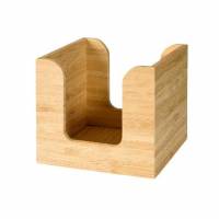 Servietdispenser Duni 11x11 cm Bambus