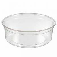 B&aelig;ger Deli 200 ml 8 oz &Oslash;117x36 mm Rund RPET Klar
