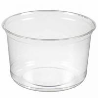 B&aelig;ger Deli 400 ml 16 oz &Oslash;117x69 mm Rund RPET Klar