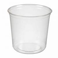 B&aelig;ger Deli 600 ml 24 oz &Oslash;117x104 mm Rund RPET Klar