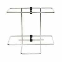 Dispenser V&aelig;gh&aelig;ngt holder 5000ml St&aring;l med Skruer S&oslash;lv til Plum dunke