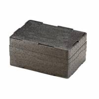 Termokasse 325x230x110 mm single box EPP Sort