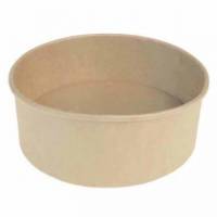 Salatsk&aring;l Catersource rund 1000ml &Oslash;148mmx78mm brun kraft med PE