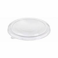 Plastl&aring;g Catersource Rund &Oslash;150mm APET Transparent Til salatsk&aring;l &Oslash;148mm