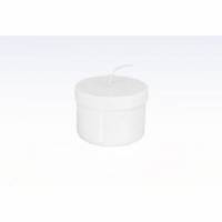 Sn&oslash;regarn Drug Twine 3/14 50g ca. 115m Hvid Poleret/Bleget h&oslash;r i plastd&aring;se