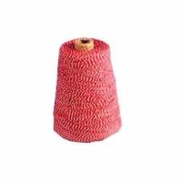 Bomuldsgarn 225 gr 450 m R&oslash;d/Hvid