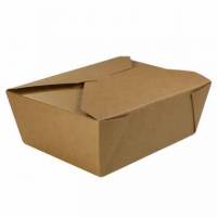 Kina&aelig;ske 1 ltr 170/155x140/120x65 mm pap PE Bel&aelig;gning Brun