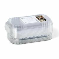 Alubakke Ready2Cook 964 ml 234x138x43 m med Apet plastl&aring;g 10 s&aelig;t sampak