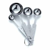 M&aring;leskes&aelig;t 4 dele. 15/5/2.5/1.25 ml. Rustfri st&aring;l