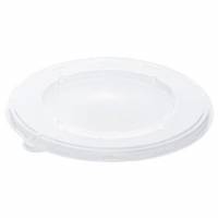 L&aring;g fladt &Oslash;209 x10 mm rpet til Bagasse bakke 1000 ml