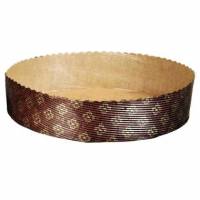 Kageform &Oslash;200x45 mm Rund Brun/Guld uden tilsat fluor