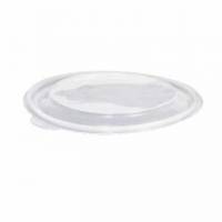 Plastl&aring;g &Oslash;190 mm klar Rund PP til Suppeb&aelig;ger 1000 ml