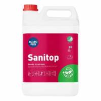 Sanitetsreng&oslash;ring sur Kiilto Natura Sanitop Svanem&aelig;rket uden farve/parfume 5 ltr