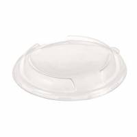 Plastl&aring;g &Oslash;151x10 mm rund h&oslash;jt bionedbrydelig PLA klar til bakke 600 ml