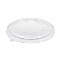 Plastl&aring;g &Oslash;120x10 mm rund bionedbrydelig PLA klar til bakke 360 ml