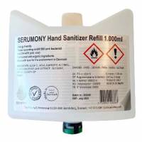 H&aring;nddesinfektion Serumony Refill til dispenser 1 ltr